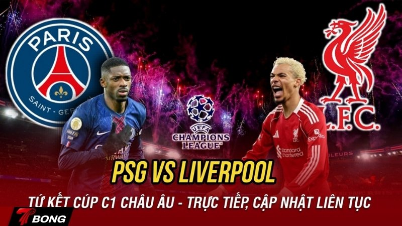 Đội nào chiến thắng trong cặp PSG vs Liverpool?